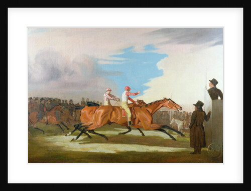 Match between Colonel Henry Mellish's 'Eagle' and Sir Charles Bunbury's 'Eleanor', Newmarket, 31st October 1804 by Benjamin Marshall