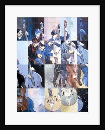 Paula Gardiner, Jazz Bassist, 1998 by Huw S. Parsons