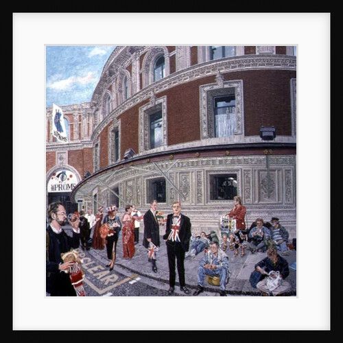 Promenaders at The Last Night, Royal Albert Hall, detail by Huw S. Parsons