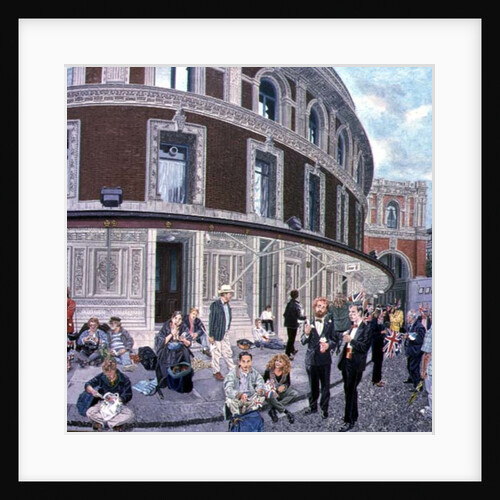Promenaders at The Last Night, Royal Albert Hall, detail by Huw S. Parsons