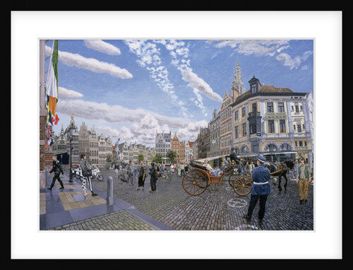 The Great Market Square in Antwerp, 1996 by Huw S. Parsons