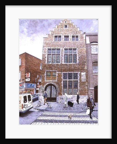 Pieter Brueghel's House in Brussels, 1996 by Huw S. Parsons