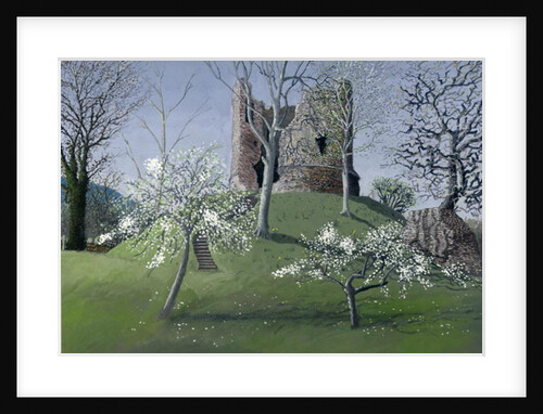 Longtown Castle, 1992 by Huw S. Parsons