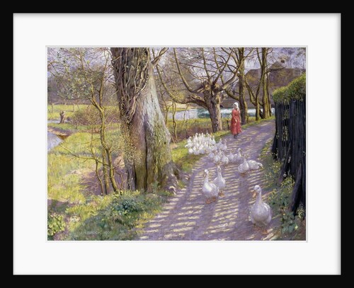 The Path by the Mill Pond, 1900 by Richard Henry Brock