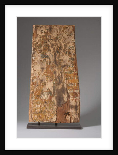 Reverse of sarcophagus panel, Third Intermediate Period by Egyptian 21st Dynasty