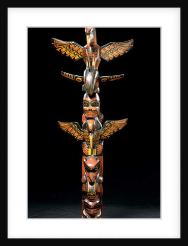 Totem pole by School American