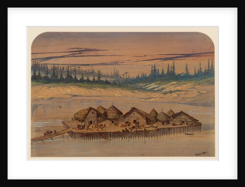 Prehistoric Village, 1871 by Ernest Henry Griset