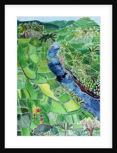 River Agung, Bali, 1996 by Hilary Simon