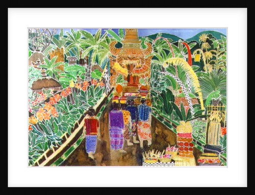 Procession, Peliatan, Bali, 1996 by Hilary Simon
