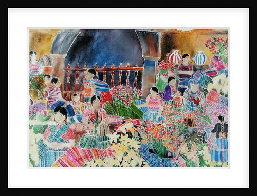Chichicastango, Market Day by Hilary Simon