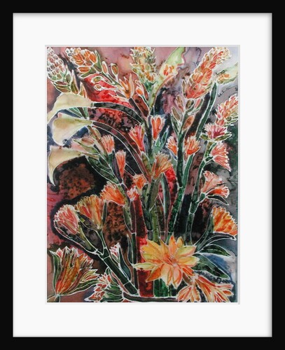 Calla Lillies with Tuber Roses by Hilary Simon