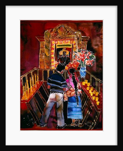 Mayan Couple with Maximon, 2006 by Hilary Simon