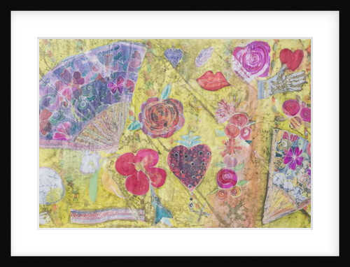 Fan and Flowers by Hilary Simon