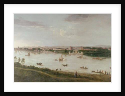 The Royal Hospital from the south bank of The River Thames by Peter Tillemans