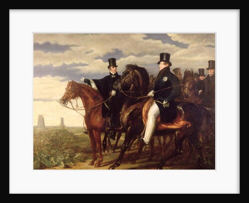 The Duke of Wellington describing the Field of Waterloo to King George IV 1844 by Benjamin Robert Haydon