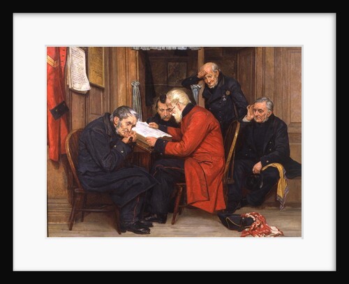 Chelsea Pensioners in the Long Wards, 1879 by Ellen Conolly