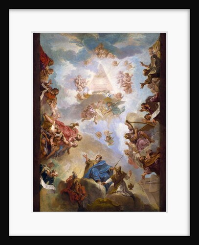 Prophets and Kings of the Old Testament Adoring the Name of Jehovah, 1718 by Nicolas Bertin