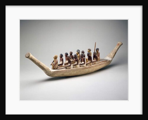 Model Boat, 2061-1784 BC by Middle Kingdom Egyptian