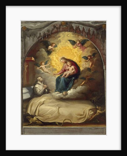 The Apparition of the Virgin to the Dying Pedro Faverio, c.1626-32 by Vicente Carducho