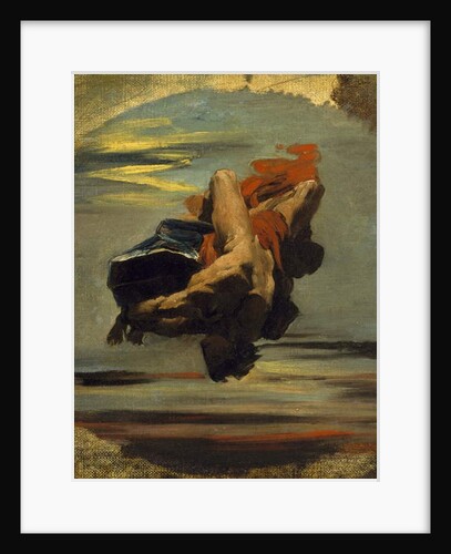 Prometheus Falling from the Rock by French School