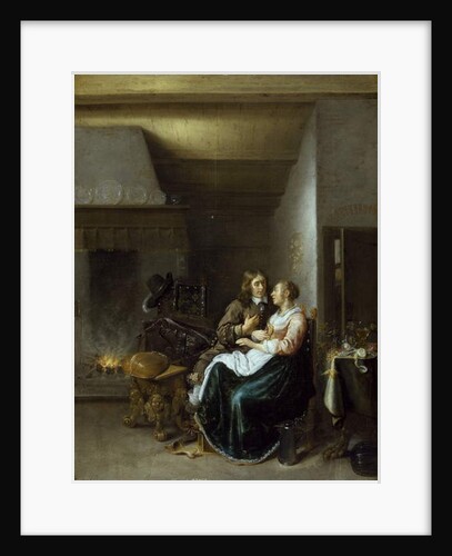 A Couple in an Interior, 1652 by Jan Miense Molenaer