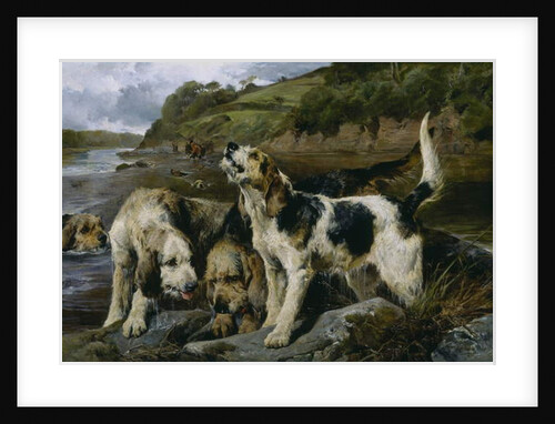 Otter Hunting, or 'On the Scent', 1881 by John Sargent Noble