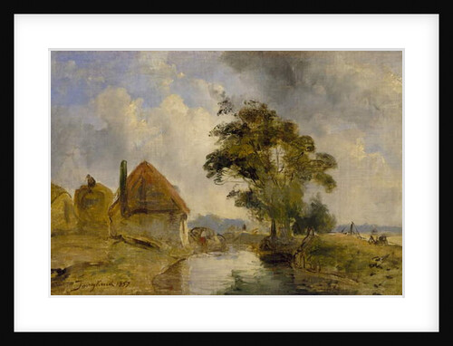 Environs of Breda, 1857 by Johan-Barthold Jongkind