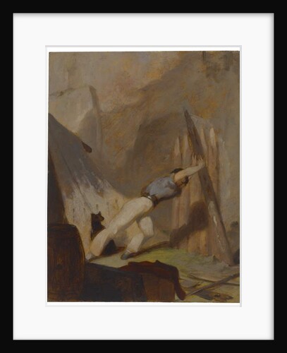 Building a Shelter, c.1856 by Thomas Sully