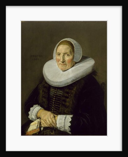Portrait of an Elderly Woman, 1650 by Frans Hals