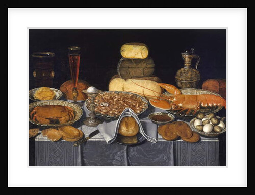 Still Life with Crab, Shrimps and Lobster, c.1635-40 by Clara Peeters