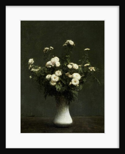 Vase of Chrysanthemums, 1871 by Ignace Henri Jean Fantin-Latour