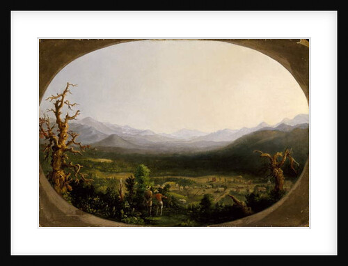 A View of Asheville, North Carolina, 1850 by Robert Seldon Duncanson