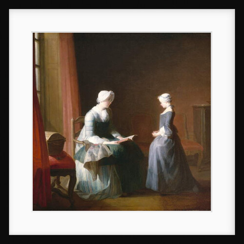 The Good Education, c.1753 by Jean-Baptiste Simeon Chardin