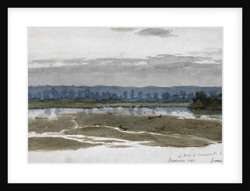 At Hotel, Fort Leavenworth, Kansas, Missouri River, June 8, 1869 by Vincent Colyer