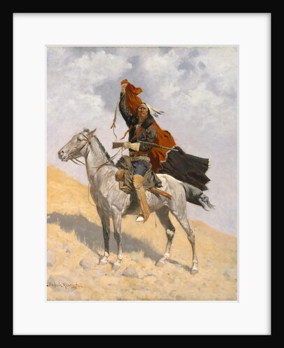 The Blanket Signal, c.1896 by Frederic Remington