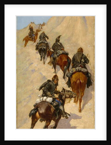 Scouts Climbing a Mountain, 1891 by Frederic Remington