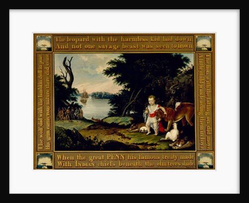 Peaceable Kingdom, c.1826-28 by Edward Hicks