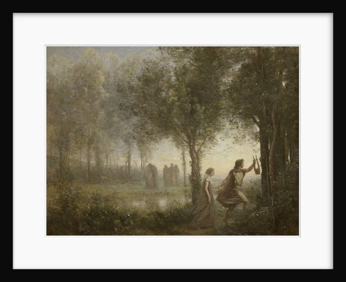 Orpheus Leading Eurydice from the Underworld, 1861 by Jean Baptiste Camille Corot