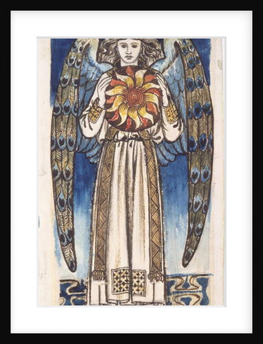 Day: Angel Holding a Sun, c.1862-64 by William Morris