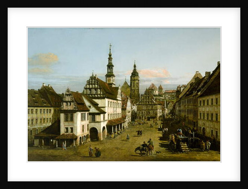 The Marketplace at Pirna, c.1764 by Bernardo Bellotto