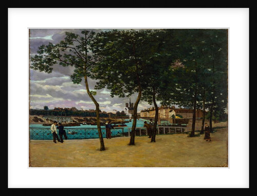 The Seine at Paris, 1871 by Jean Baptiste Armand Guillaumin