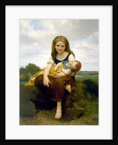The Elder Sister, 1869 by William-Adolphe Bouguereau