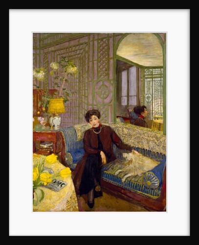 Portrait of Marcelle Aron, wife of Tristan Bernard 1914 by Edouard Vuillard