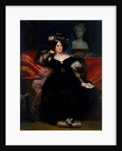 Portrait of Madame Jules-Antoine Droz, 1833 by Eugene Deveria