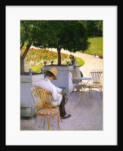 The Orange Trees or The Artist's Brother in His Garden, 1878 by Gustave Caillebotte
