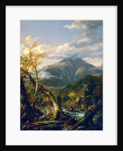 Mount Marcy from the Opalescent River, 1847 by Thomas Cole