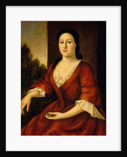 Portrait of Mrs John Greenleaf, nee Priscilla Brown c.1748 by John Greenwood