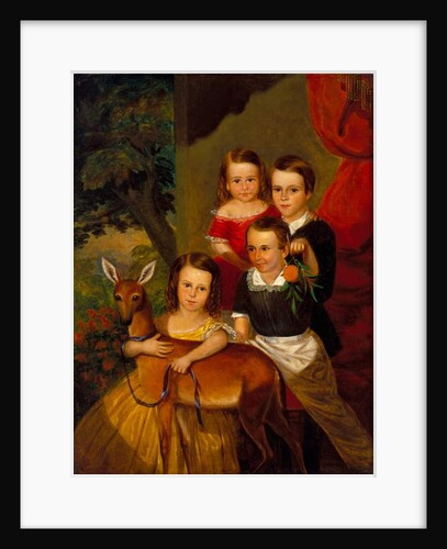 Portrait of the Jones Children of Galveston, c.1853 by Thomas Flintoff