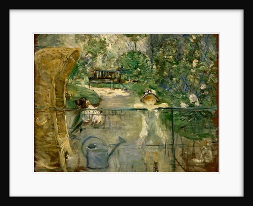 Little Girls in the Garden or, the Basket Chair, 1885 by Berthe Morisot