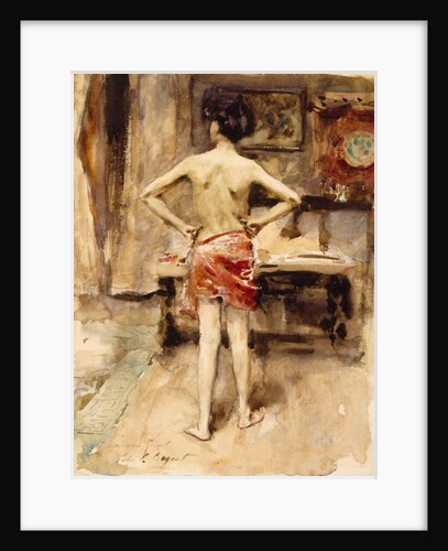 The Model, 1876 by John Singer Sargent
